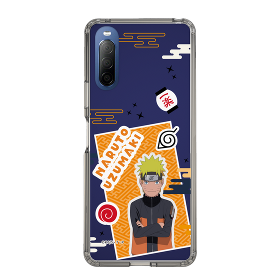 スリムプロテクションケース［ NARUTO -ナルト- 疾風伝 - ステッカー - うずまきナルト ］