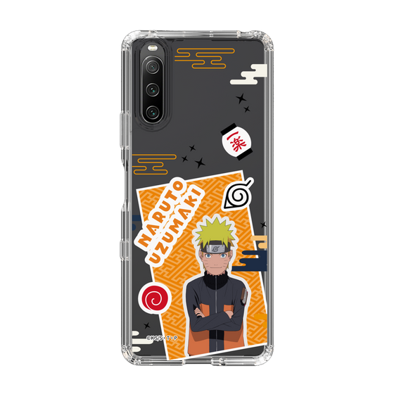 スリムプロテクションケース［ NARUTO -ナルト- 疾風伝 - ステッカー - うずまきナルト ］