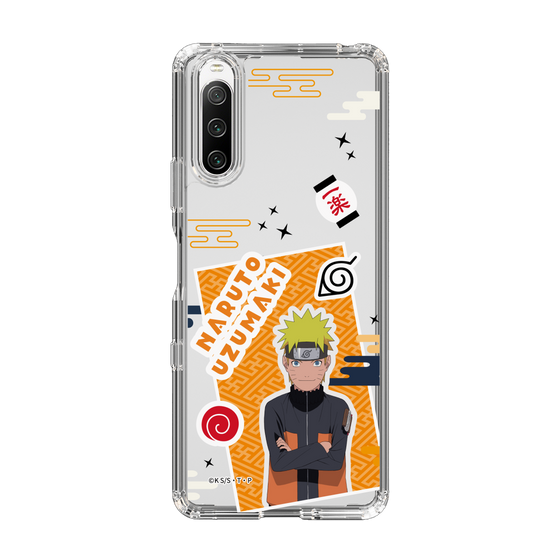 スリムプロテクションケース［ NARUTO -ナルト- 疾風伝 - ステッカー - うずまきナルト ］