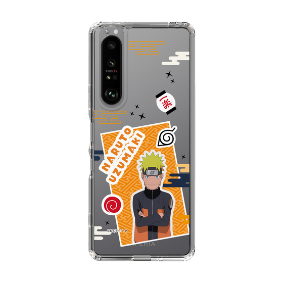 スリムプロテクションケース［ NARUTO -ナルト- 疾風伝 - ステッカー - うずまきナルト ］