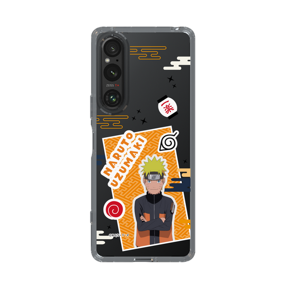 スリムプロテクションケース［ NARUTO -ナルト- 疾風伝 - ステッカー - うずまきナルト ］