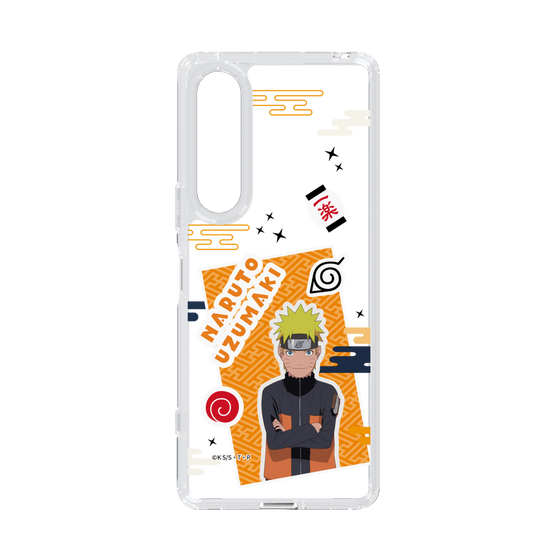 スリムプロテクションケース［ NARUTO -ナルト- 疾風伝 - ステッカー - うずまきナルト ］