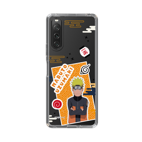 スリムプロテクションケース［ NARUTO -ナルト- 疾風伝 - ステッカー - うずまきナルト ］