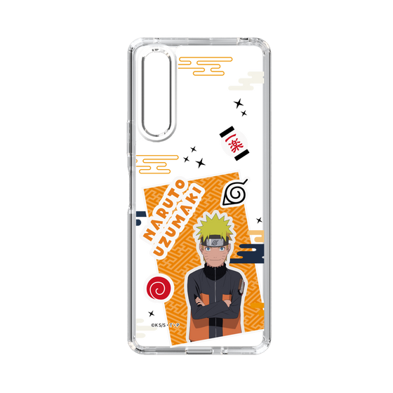 スリムプロテクションケース［ NARUTO -ナルト- 疾風伝 - ステッカー - うずまきナルト ］