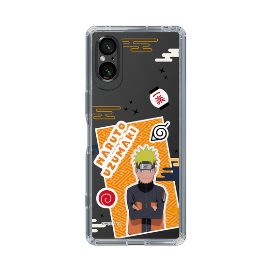 スリムプロテクションケース［ NARUTO -ナルト- 疾風伝 - ステッカー - うずまきナルト ］