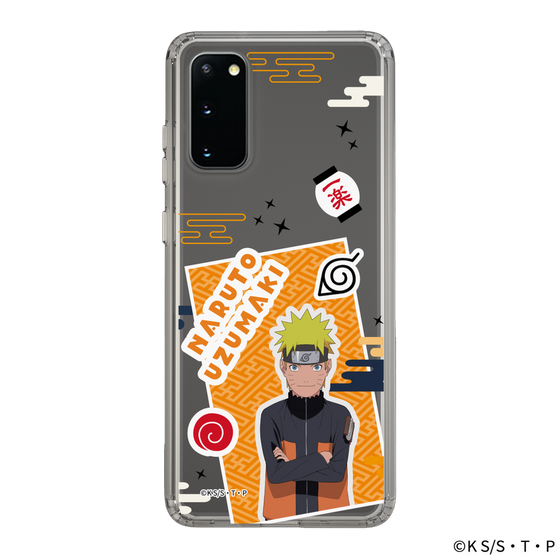 スリムプロテクションケース［ NARUTO -ナルト- 疾風伝 - ステッカー - うずまきナルト ］