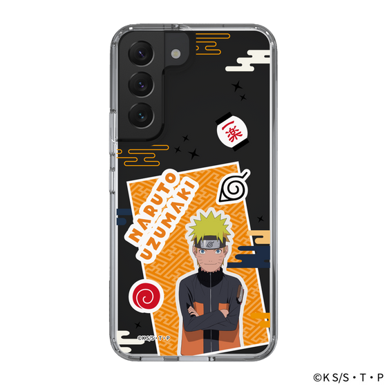 スリムプロテクションケース［ NARUTO -ナルト- 疾風伝 - ステッカー - うずまきナルト ］