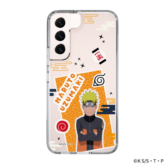 スリムプロテクションケース［ NARUTO -ナルト- 疾風伝 - ステッカー - うずまきナルト ］