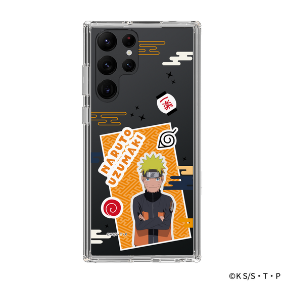 スリムプロテクションケース［ NARUTO -ナルト- 疾風伝 - ステッカー - うずまきナルト ］