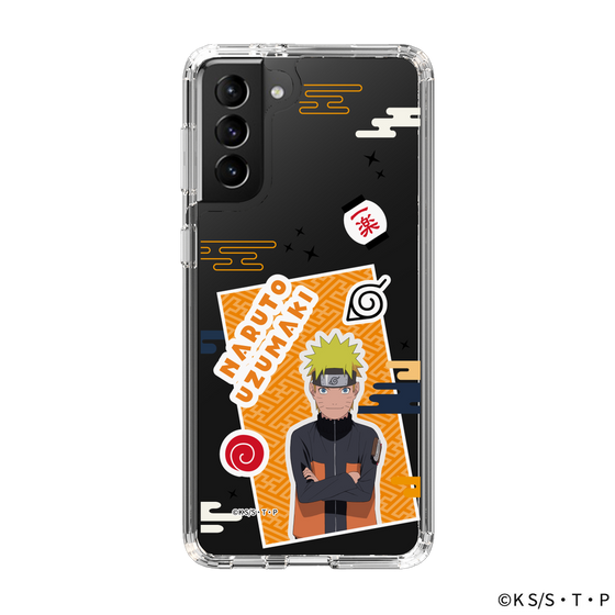 スリムプロテクションケース［ NARUTO -ナルト- 疾風伝 - ステッカー - うずまきナルト ］