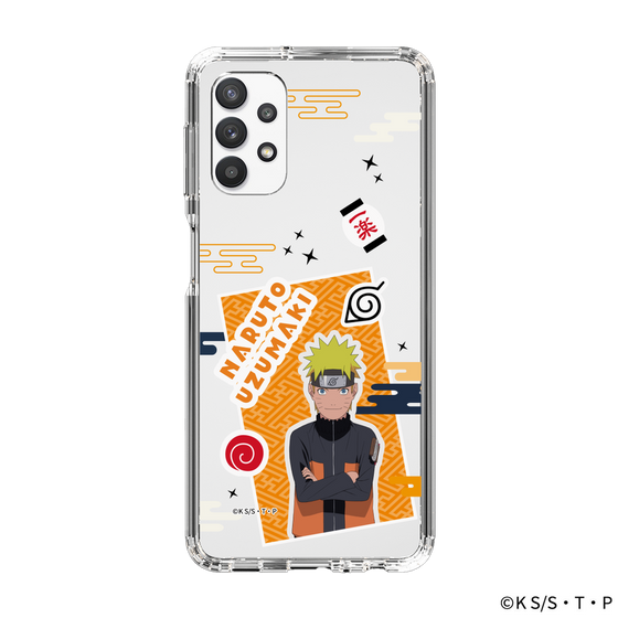 スリムプロテクションケース［ NARUTO -ナルト- 疾風伝 - ステッカー - うずまきナルト ］