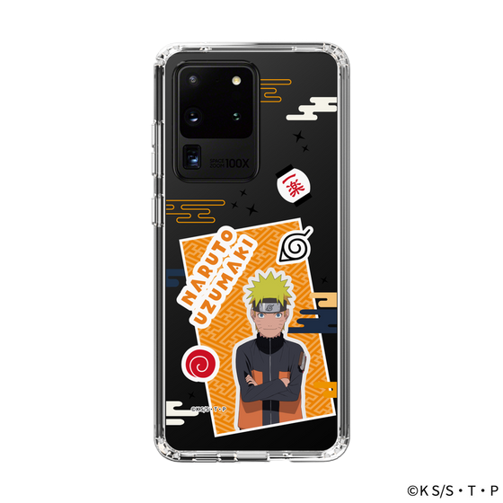 スリムプロテクションケース［ NARUTO-ナルト- 疾風伝 - ステッカー - うずまきナルト ］