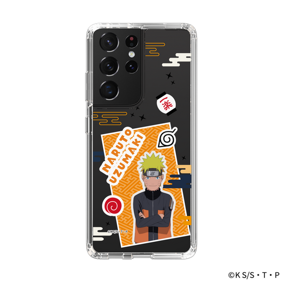 スリムプロテクションケース［ NARUTO -ナルト- 疾風伝 - ステッカー - うずまきナルト ］