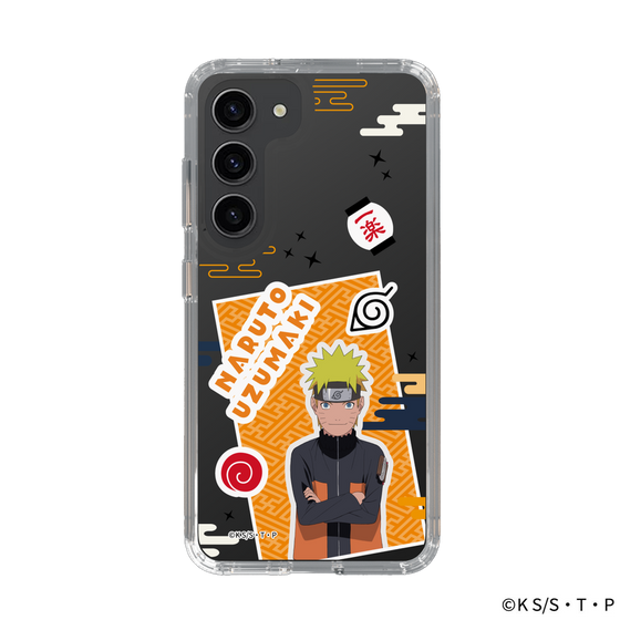 スリムプロテクションケース［ NARUTO -ナルト- 疾風伝 - ステッカー - うずまきナルト ］