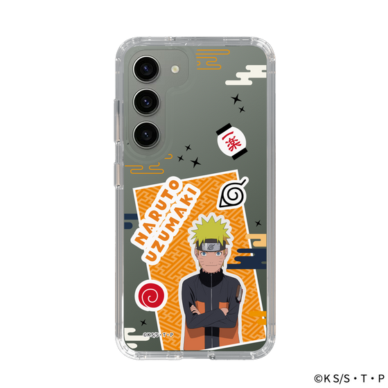 スリムプロテクションケース［ NARUTO -ナルト- 疾風伝 - ステッカー - うずまきナルト ］