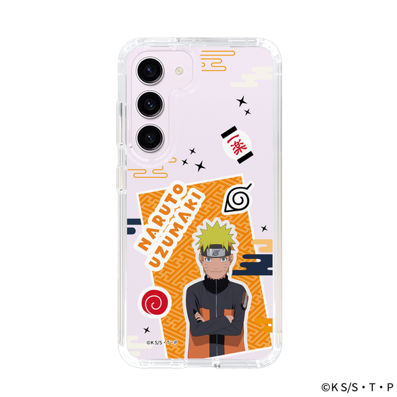スリムプロテクションケース［ NARUTO -ナルト- 疾風伝 - ステッカー - うずまきナルト ］