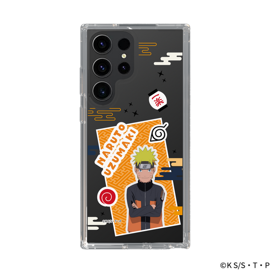 スリムプロテクションケース［ NARUTO -ナルト- 疾風伝 - ステッカー - うずまきナルト ］