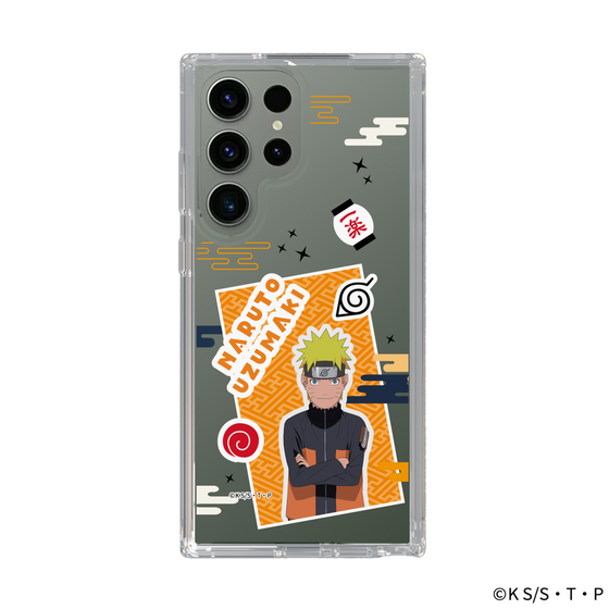 スリムプロテクションケース［ NARUTO -ナルト- 疾風伝 - ステッカー - うずまきナルト ］