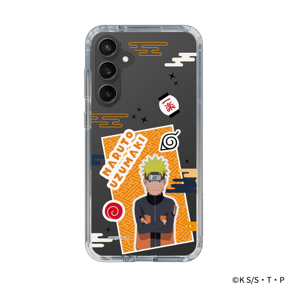 スリムプロテクションケース［ NARUTO -ナルト- 疾風伝 - ステッカー - うずまきナルト ］