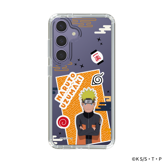 スリムプロテクションケース［ NARUTO -ナルト- 疾風伝 - ステッカー - うずまきナルト ］