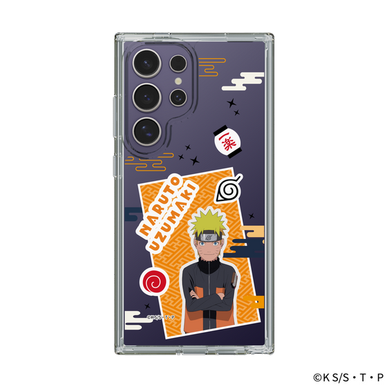 スリムプロテクションケース［ NARUTO -ナルト- 疾風伝 - ステッカー - うずまきナルト ］