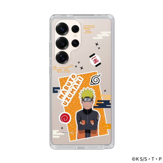 スリムプロテクションケース［ NARUTO -ナルト- 疾風伝 - ステッカー - うずまきナルト ］