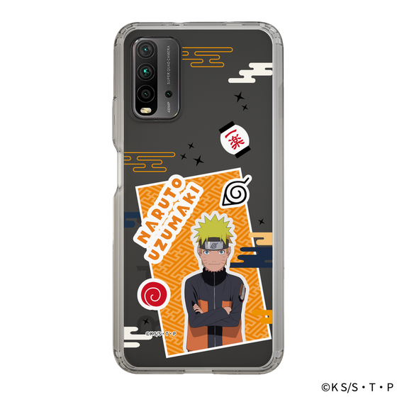 スリムプロテクションケース［ NARUTO -ナルト- 疾風伝 - ステッカー - うずまきナルト ］