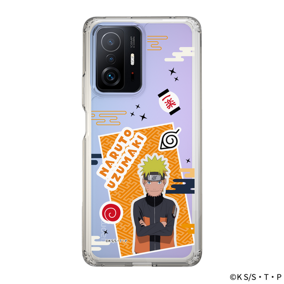 スリムプロテクションケース［ NARUTO -ナルト- 疾風伝 - ステッカー - うずまきナルト ］