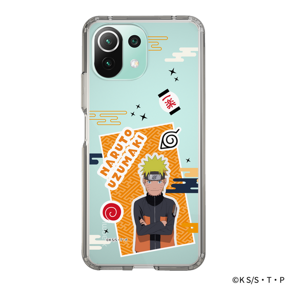 スリムプロテクションケース［ NARUTO -ナルト- 疾風伝 - ステッカー - うずまきナルト ］