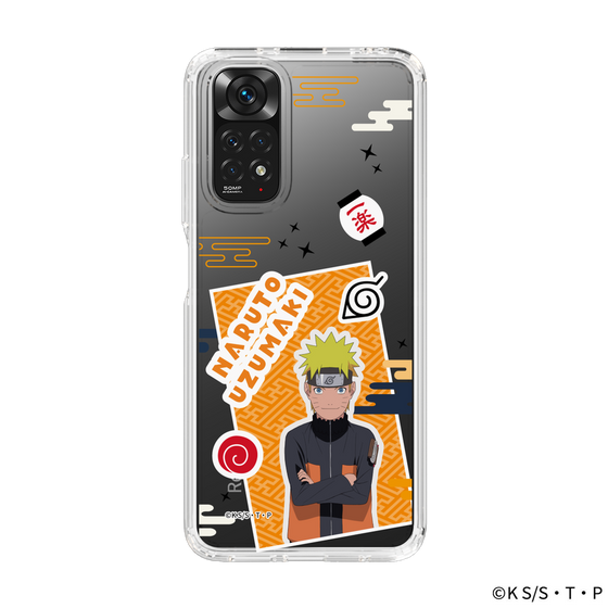 スリムプロテクションケース［ NARUTO -ナルト- 疾風伝 - ステッカー - うずまきナルト ］