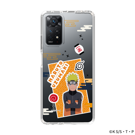 スリムプロテクションケース［ NARUTO -ナルト- 疾風伝 - ステッカー - うずまきナルト ］