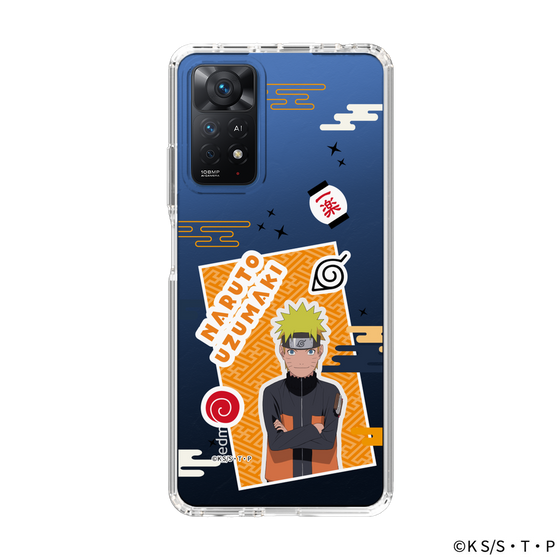 スリムプロテクションケース［ NARUTO -ナルト- 疾風伝 - ステッカー - うずまきナルト ］