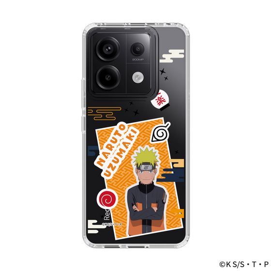 スリムプロテクションケース［ NARUTO -ナルト- 疾風伝 - ステッカー - うずまきナルト ］