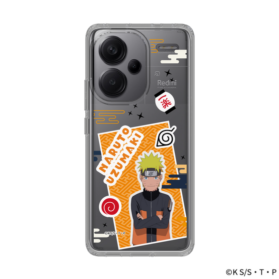 スリムプロテクションケース［ NARUTO -ナルト- 疾風伝 - ステッカー - うずまきナルト ］