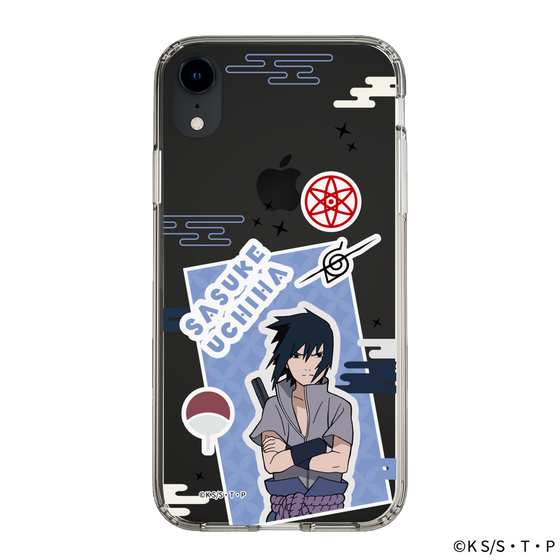 スリムプロテクションケース［ NARUTO-ナルト- 疾風伝 - ステッカー - うちはサスケ ］