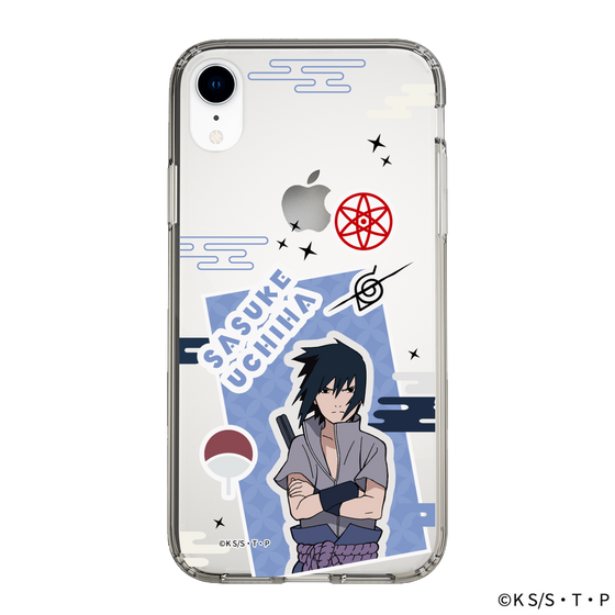 スリムプロテクションケース［ NARUTO -ナルト- 疾風伝 - ステッカー - うちはサスケ ］
