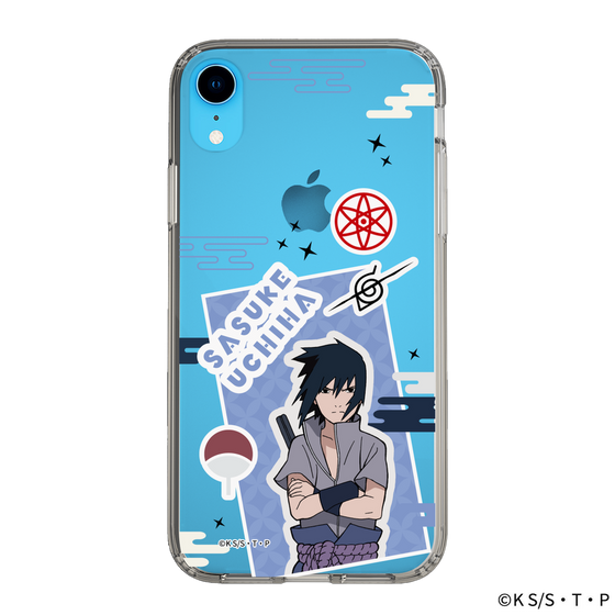 スリムプロテクションケース［ NARUTO -ナルト- 疾風伝 - ステッカー - うちはサスケ ］