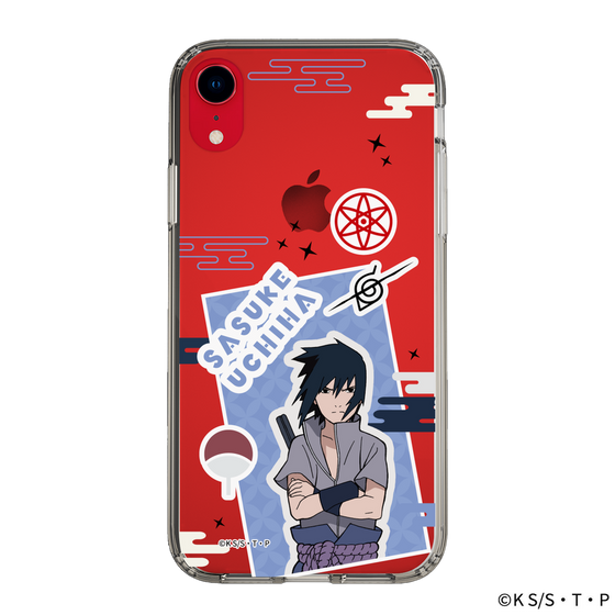 スリムプロテクションケース［ NARUTO -ナルト- 疾風伝 - ステッカー - うちはサスケ ］