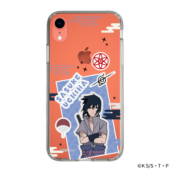 スリムプロテクションケース［ NARUTO -ナルト- 疾風伝 - ステッカー - うちはサスケ ］