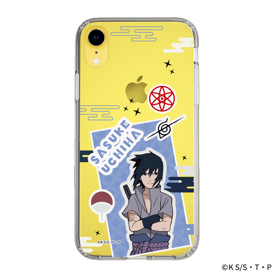 スリムプロテクションケース［ NARUTO -ナルト- 疾風伝 - ステッカー - うちはサスケ ］