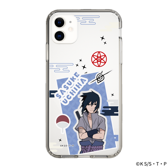 スリムプロテクションケース［ NARUTO-ナルト- 疾風伝 - ステッカー - うちはサスケ ］