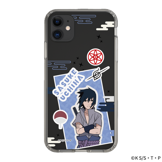 スリムプロテクションケース［ NARUTO -ナルト- 疾風伝 - ステッカー - うちはサスケ ］