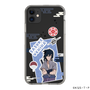 スリムプロテクションケース［ NARUTO -ナルト- 疾風伝 - ステッカー - うちはサスケ ］