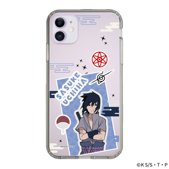 スリムプロテクションケース［ NARUTO -ナルト- 疾風伝 - ステッカー - うちはサスケ ］