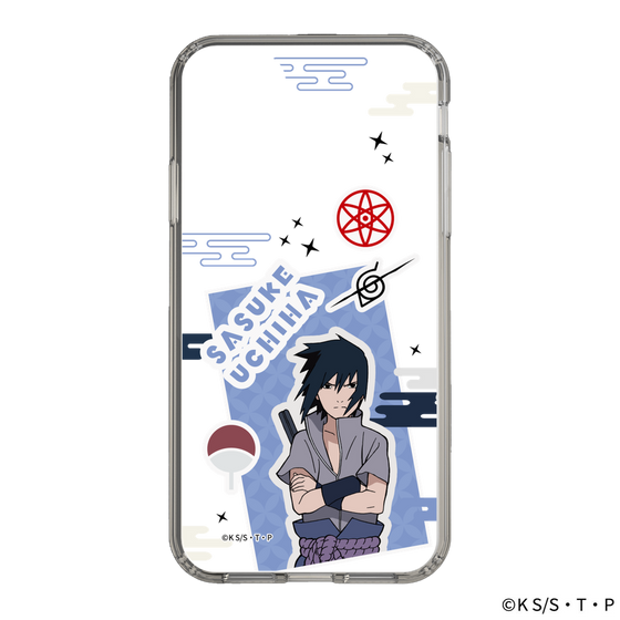 スリムプロテクションケース［ NARUTO -ナルト- 疾風伝 - ステッカー - うちはサスケ ］