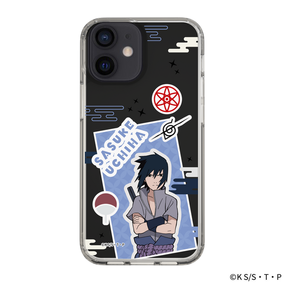 スリムプロテクションケース［ NARUTO -ナルト- 疾風伝 - ステッカー - うちはサスケ ］