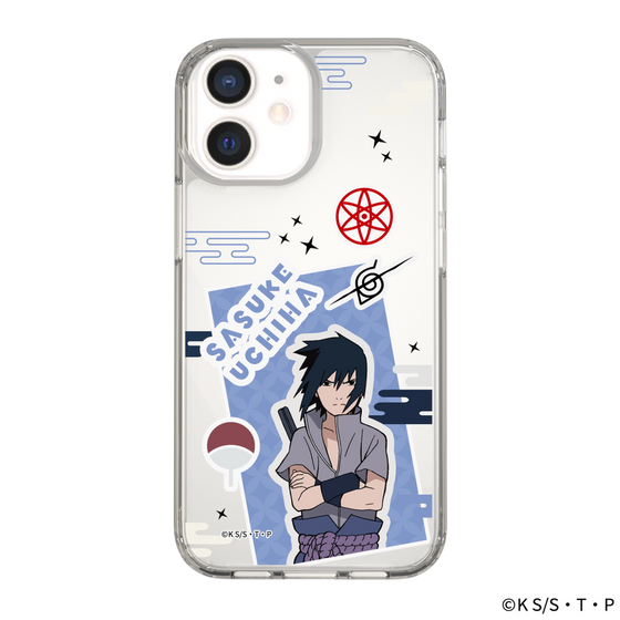 スリムプロテクションケース［ NARUTO -ナルト- 疾風伝 - ステッカー - うちはサスケ ］