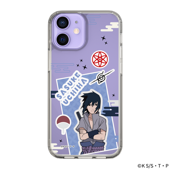 スリムプロテクションケース［ NARUTO -ナルト- 疾風伝 - ステッカー - うちはサスケ ］