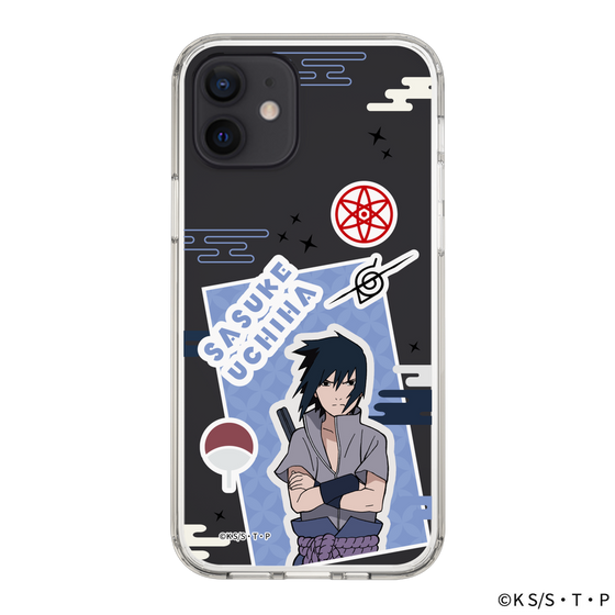 スリムプロテクションケース［ NARUTO -ナルト- 疾風伝 - ステッカー - うちはサスケ ］