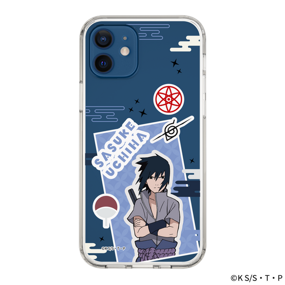 スリムプロテクションケース［ NARUTO -ナルト- 疾風伝 - ステッカー - うちはサスケ ］